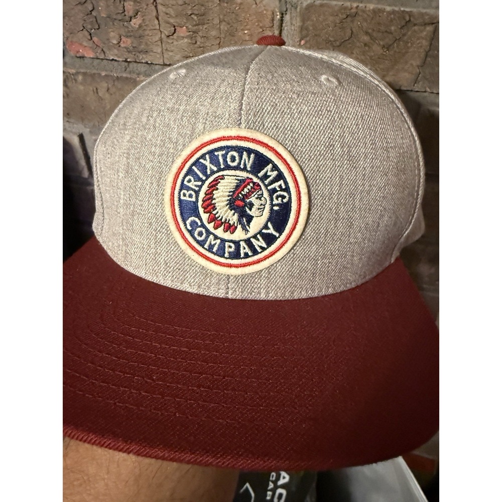 Brixton Mfg. Company Hat Cap Adult Size Snapback Indian Chief Logo Mens